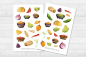 Preview: Mexican Food Sticker Set